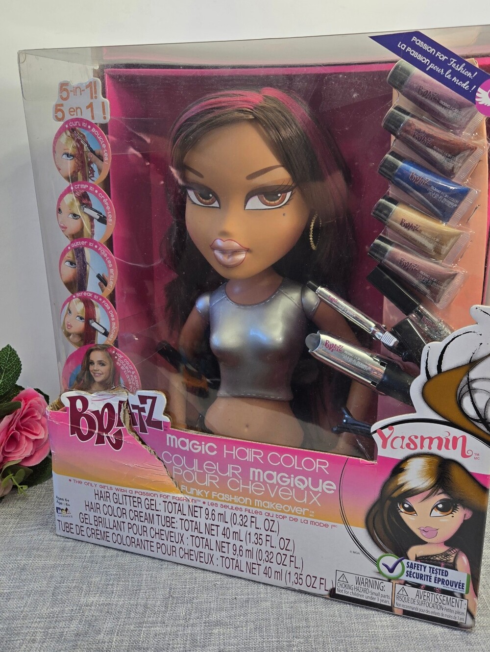 Sealed‎ Rare Bratz Magic Hair Color Funky Fashion Makeover Yasmin New